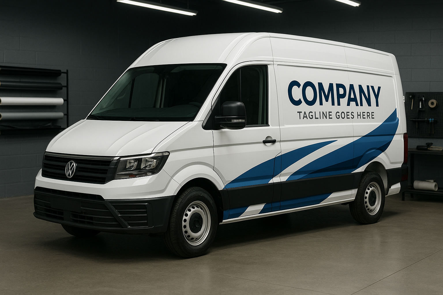 Transporter Firmenfolierung