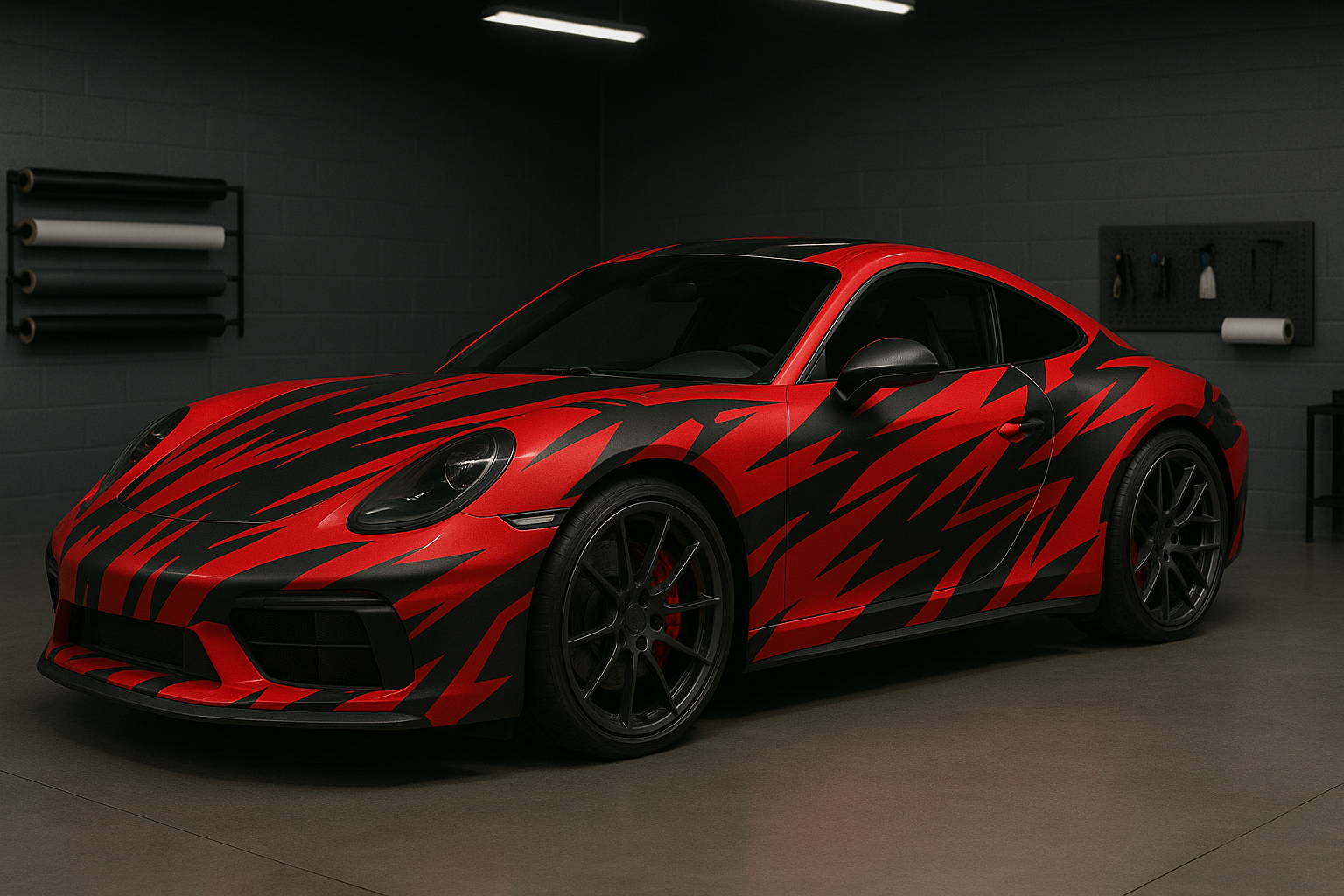 Sportwagen Designfolierung